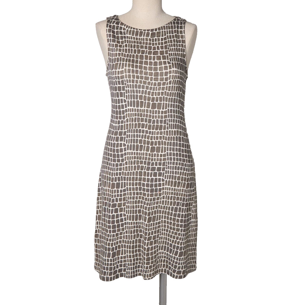 Tommy Bahama Sheath Dress Sz XS Geometric Print Resort Wear Vacation Statement